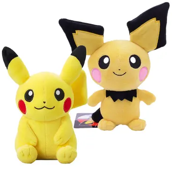 20 CM Japan Anime Pokemon Pliš Lutke Pikachu Kawai Soft PP Pamučne Igračke Lutka Mekani Jastuk i Uređenje Prostorija Dječji rođendanski Poklon