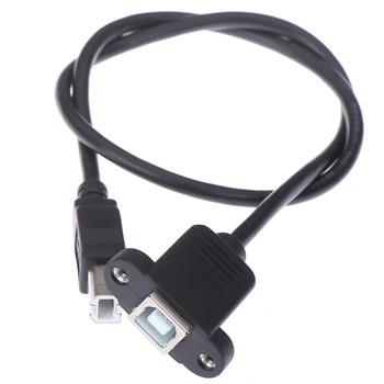 Produžni kabel za pisač, USB 2.0 Tip B za muškarce i žene Type B S otvorom za vijak za pričvršćivanje na alatnoj 30 cm