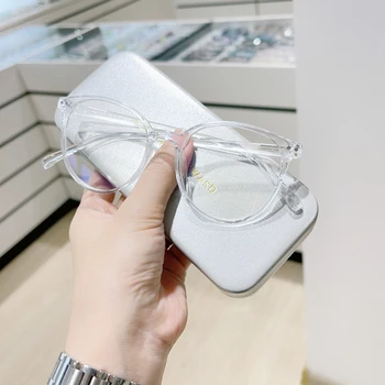 2021 Nove Prozirne Računala Naočale U Okvirima Za Žene I Muškarce, Anti-Plave Pluća Okrugle Naočale, Blokiranje Naočale, Optički Naočale, Za Naočale