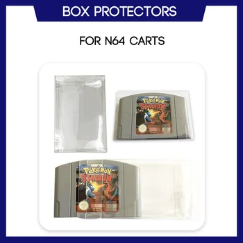 Zaštitnik kutije Za N64 Za Nintendo 64 Cart Cartridge Game običaj Prozirno Plastično Kućište