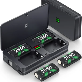 Višenamjenski baterija baterija baterija baterija baterija za Xbox Series X/S Baterija za kontroler za Xbox One S/X kapaciteta 2550 mah