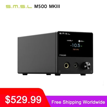 SMSL M500 MKIII Bluetooth Audio DAC ES9038PRO MQA-CD DSD512 32 bita 768 khz Pojačalo za slušalice OPA1612A XMOS XU316 MQA dekoder