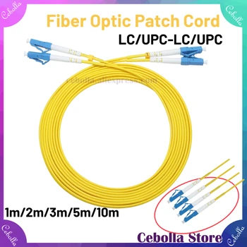 10 kom. Fiber-optički patch kabel LC/UPC-LC/UPC Одномодовый Симплексный priključni kabel SM Duplex 2 jezgre Optički 1 m/2 m/3 M/5 m/10 m