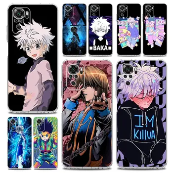 Killua Hunter X Hunter Anime Torbica Za Telefon Xiaomi Redmi Note 12 11 9S 9 8 10 Pro Plus 7 8T 9C 8A 9A K40 Igra Prozirna Torbica