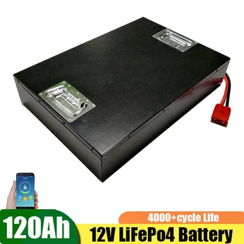 Litij-фосфатный lifepo4 baterija 24V 120Ah s Dubokim Ciklusom Solarne Baterije + Punjač 10A