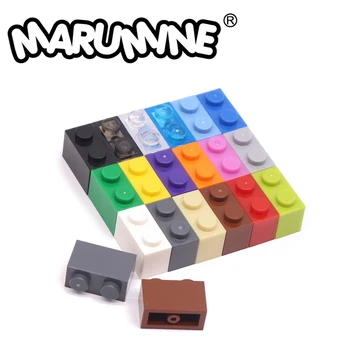 Marumine 1x2 Točkica Cube MOC Osnovne Cigle 3004 Klasični Blokovi Dijelovi DIY Igračke, Pribor Kompatibilan Sa svim glavnim brandovima