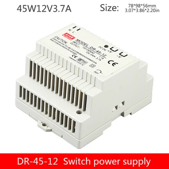DR-45-12v3.5a impulsno napajanje 45W12V vrsta Din-reiki napajanje 3.5 A regulator dc industrijski trafo upravljanje