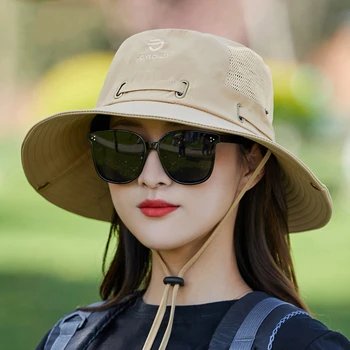 K207 Ženski šešir Panama Ulične Sunčane Kape Za Modne Ljetne Kape Ženski šešir Ribarski Šešir Anti-UV Panama Unisex
