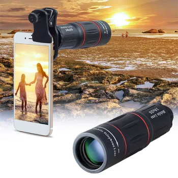 18 X Teleskopski Optički Zoom Objektiv Mobilni Telefon iPhone za Smartphone Samsung isječak Univerzalni Objektiv Kamere
