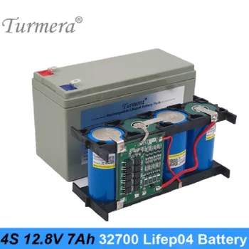 Lifepo4 baterija baterija baterija baterija baterija 32700 4S1P 12,8 U 7Ah sa 4S 40A Uravnotežen BMS za električnim brodom i Neprekidni izvor napajanja 12V Turmera