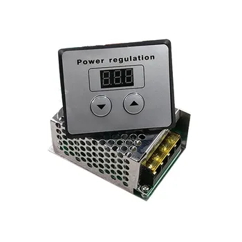 Regulator temperature brzine elektromotora Regulator napona i struje 4000W 220V AC SCR Затемняющий Regulator Temperature za male Motore Bojler