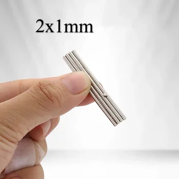 φ2x1mm N35 Mini Cijele Редкоземельный Неодимовый Iron Боровый Magnet Super Jaki Stalni Disk Magnet na Veliko