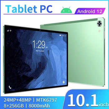 PA13 10,1 Inča, 8 GB RAM-a i 256 GB ROM Tablet PC MTK6797 procesor 24 /48MP 2560*1600 IPS 4K ekran Android 12 8000 mah li-ion baterija