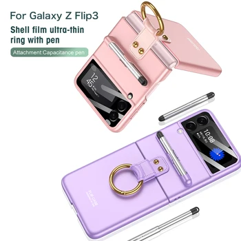 Prsten Držač preklopna Torbica Za Samsung Galaxy Z Flip 3 4 Torbica za Galaxy ZFlip3 ZFlip 3 4 Z Flip3 Flip4 ZFlip 3 5G Torbica s Ručkom