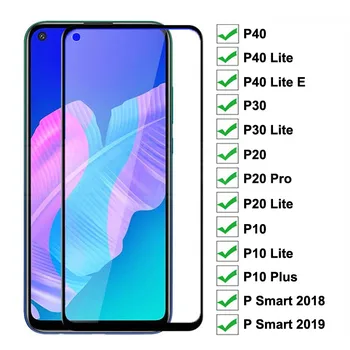 9D Zaštitno Staklo Za Huawei P20 Pro P10 Plus P30 P40 Lite E P Smart 2019 Kaljeno Staklo Zaštitna Folija Za Ekran