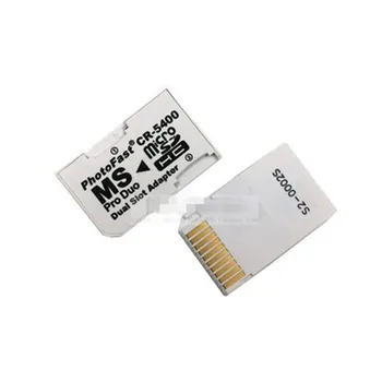 Besplatna dostava CR5400 Dual Čitač Kartica Photofast CR5400 Adapter s dva Utora za Micro SD TF Kartica za MS Memory Stick Pro Duo Adapter