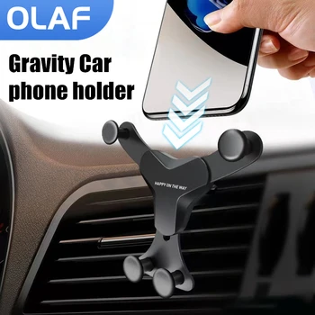 Auto Držač Telefona Olaf Gravity Univerzalni Držač Za Pričvršćivanje Na oduška Podrška za GPS Držač Za iPhone 14 13pro Xiaomi Redmi Samsung, Huawei, LG Poco