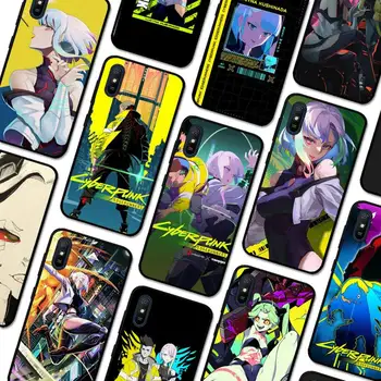 Anime Cyberpunk Edgerunners Torbica za Telefon Redmi 5 6 7 8 9 A 5plus K20 4X S2 GO 6 K30 pro