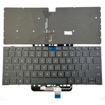 Tipkovnica za prijenosno računalo s pozadinskim osvjetljenjem SAD-a Za Huawei MateBook D14 NbB-WAH9 NbB-WAH9P NbB-WAE9P Nbl-WAQ9R Izgleda SAD