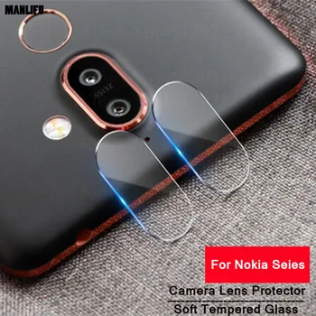 2 kom., Zaštita Objektiva kamere Premium klase, Zaštitni sloj od Kaljenog Stakla za Nokia 6,1 6 2018, Zaštitna folija za stražnji panel Nokia 2 6 8 7 Plus