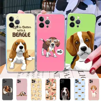 I love my Beagle Dogs Torbica za Telefon Silikonska Mekana Torbica za iPhone 14 13 12 11 Pro Mini XS MAX 8 7 6 Plus X XS XR Torbica