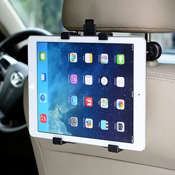 Crno-Univerzalni Nosač Za Auto-Sjedala Teleskopski Držač za Tablet Nosač L Stalak za iPad za Vozila za Univerzalne Tableta