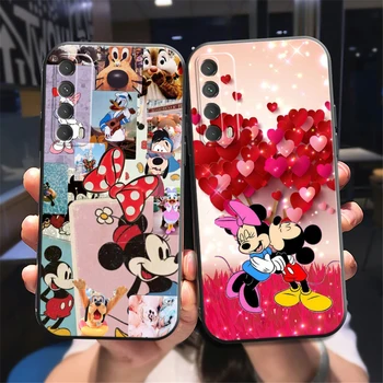 Torbica Za Telefon Disney ' s Mickey Mouse Za Huawei Y7S Y9A Y6 2019 Y7P 2020 Y8S Y7 2019 Y9 2019 Stražnji Poklopac Konzole Mekana Crna