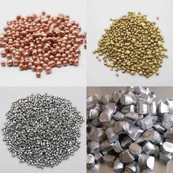 50 g Metalnih Kuglica Aluminijum/Bakar/Mesing/Cink/Titan perle DIY pribor laboratorijska istraživanja znanstveni materijal