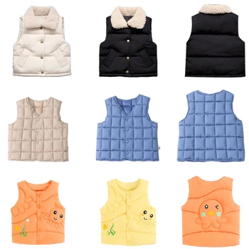 LZH 2022/ Dječja jakna, prsluk za djevojčice, jesensko-zimska odjeća Za dječake, prsluk za djevojčice, kaput bez rukava za male dječake 1-6 godina