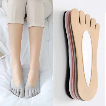 Ortopedski kompresije Čarape Ženske čarape za noge s Ультранизким izreza i гелевой umetkom, Prozračna/ впитывающие pot /dezodoransi /nevidljivi
