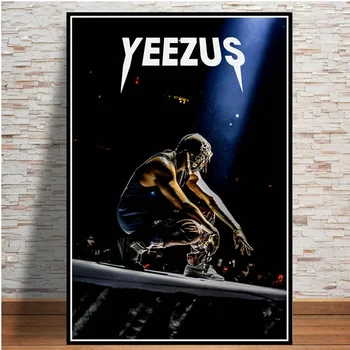 Reper Kanye West Glazba Super Zvijezda Pjevač I Reper Tour Plakat I Grafike Slikarstvo Umjetnost Zidni Paneli Za Dnevni Boravak Kućni Dekor