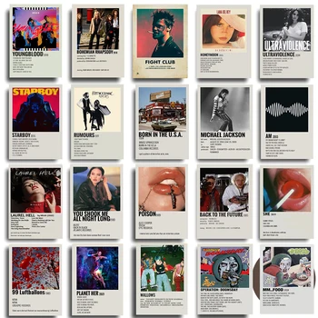 80s Rock Klasicni Film Glazbeni Album Grupa Plakat Estetski Reper Lana Del Rey Митски Zid Umjetnost Муарл Ukras Doma Dekor Klub Soba
