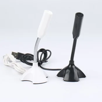 Topla Rasprodaja Stolni USB Mikrofon Prijenosno Računalo Mini Mikrofon Fleksibilna Cijev Vrata Podesive PC Mikrofon