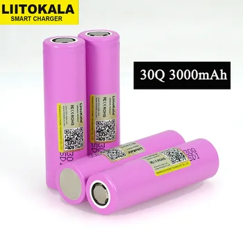Liitokala 100% Originalni Firma Novost ICR18650 30Q 18650 3000 mah Litij baterija baterija baterija baterija baterija Za Elektronske cigarete Baterija