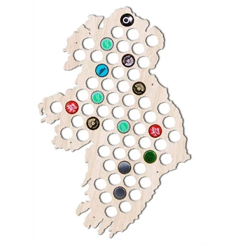 Personalizirana Kartica Irske Pivnice Poklopca Irski Znak Drvene Stropne Kartica Je Najbolja Muška Darove Irska Držač Pivo Poklopca Gostiona Poklopac Prikaz Peglanje