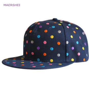 MAERSHEI Dječje šešir mali kapu s vezom kapu za djevojčice divlja svakodnevni hip-hop hip-hop ravne kape