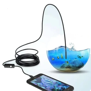 HD Objektiv Riblja Skladište Podvodni 1-25 m * 8 mm Endoskop IP67 Рыболокатор Kabel Slušalica Mirco USB Type-C Podvodni Monitor za Android